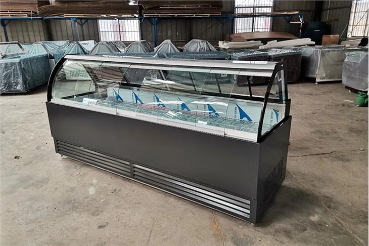 Glass Direct Cooling Food Display Fridge